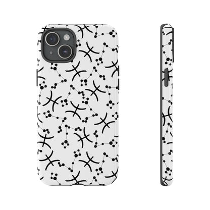 Tough Cases with the Pisces Zodiac sign for iPhone, Samsung Galaxy, and Google Pixel devices