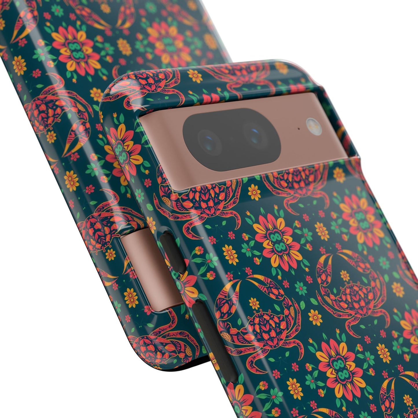 Tough Cases, Cancer, Zodiac v4, Flower Pattern