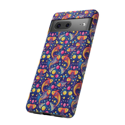 Tough Cases, Pisces, Zodiac, Bubble Pattern