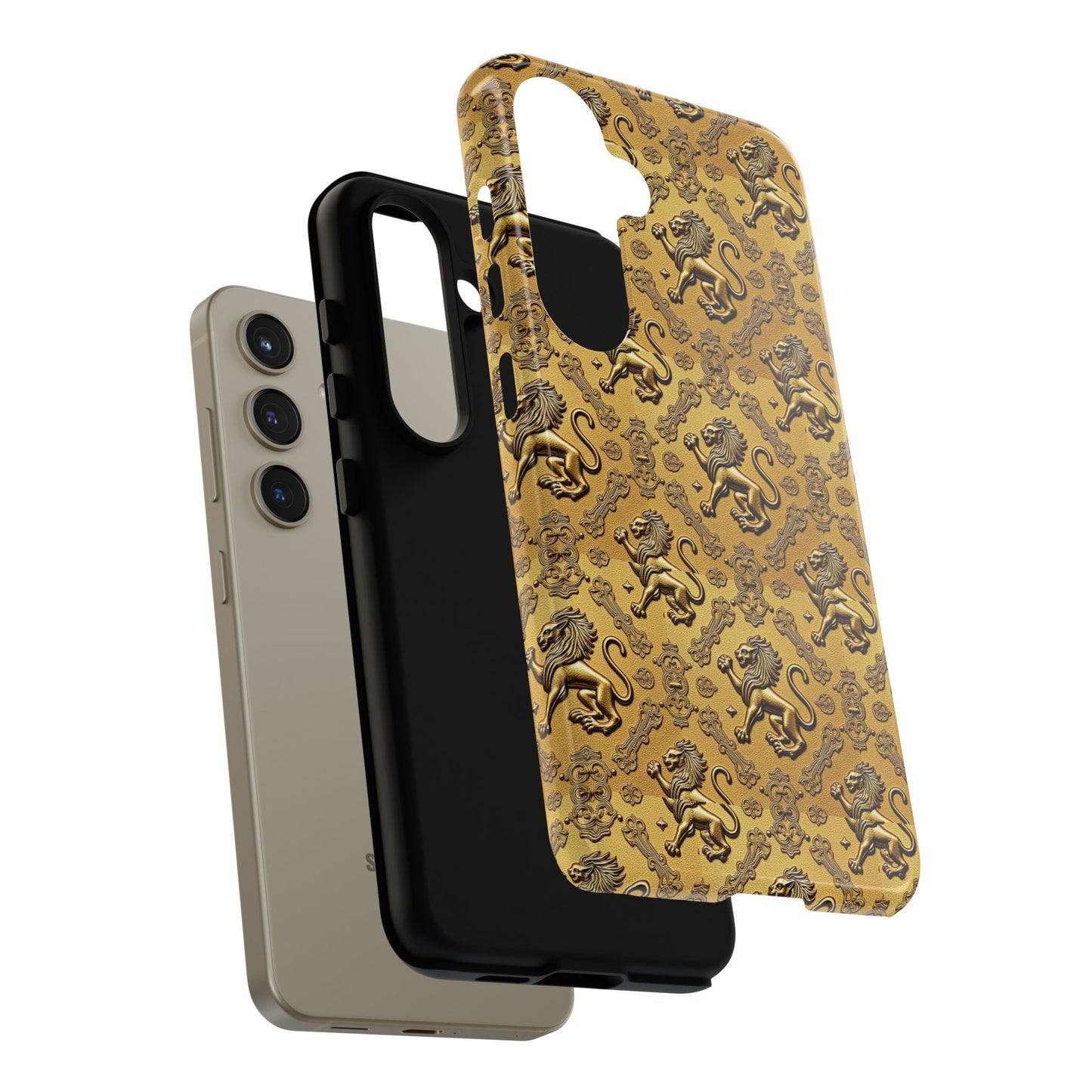 Tough Cases, Leo, Zodiac, Metal Pattern