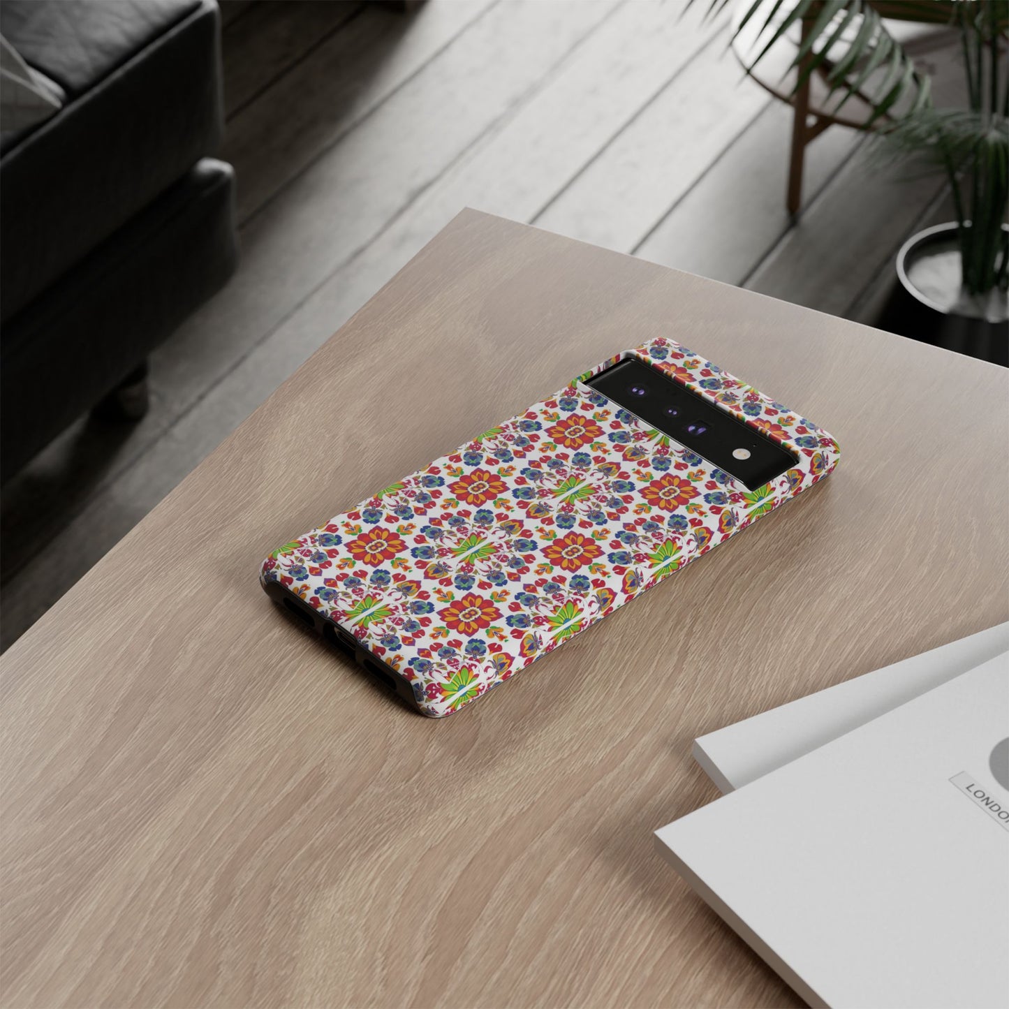 Tough Cases, Libra, Zodiac v1, Flower Pattern