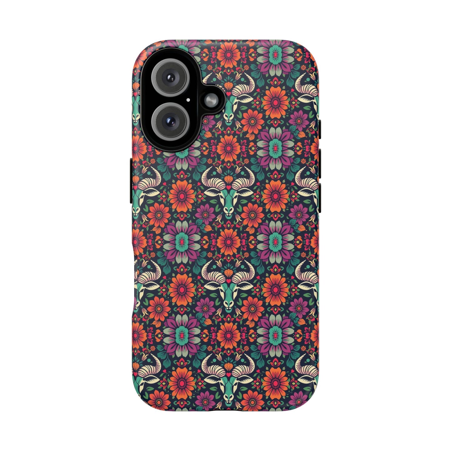 Tough Cases, Taurus, Zodiac v4, Flower Pattern