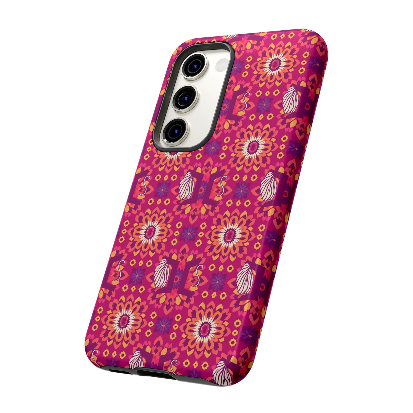 Tough Cases, Gemini, Zodiac v1, Flower Pattern
