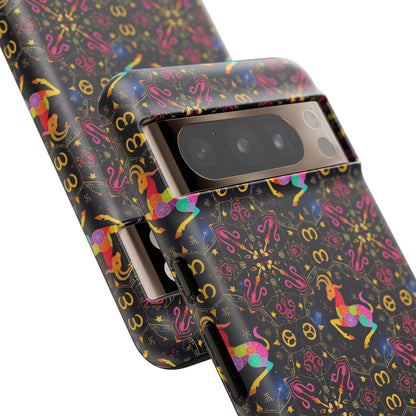 Tough Cases, Capricorn, Zodiac v2, Metal Pattern