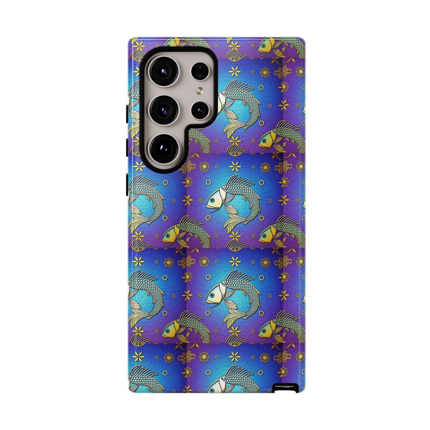 Tough Cases, Pisces, Zodiac v2, Metal Pattern