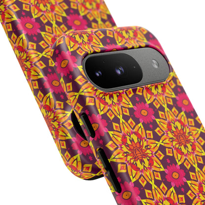 Tough Cases, Scorpio, Zodiac v1, Flower Pattern