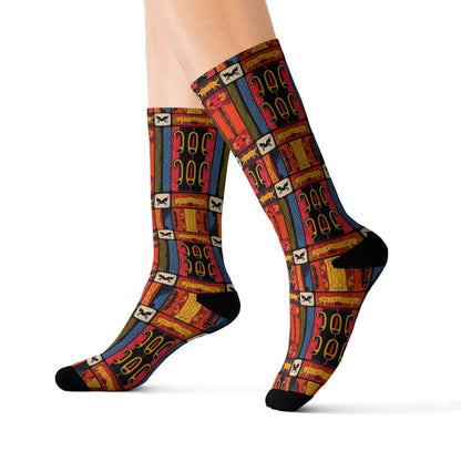 Sublimation Socks, Virgo, Zodiac, Shapes Pattern