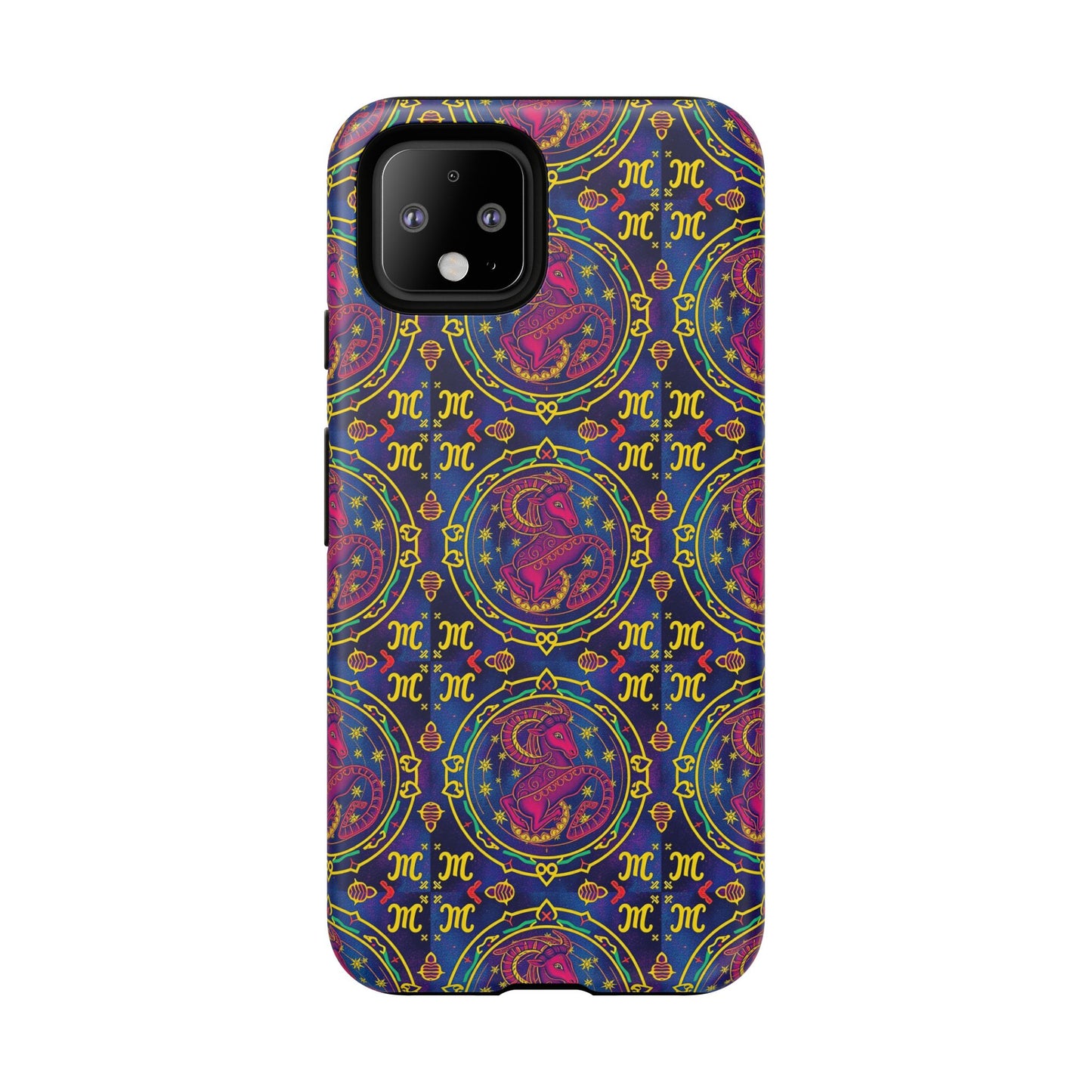 Tough Cases, Capricorn, Zodiac, Metal Pattern