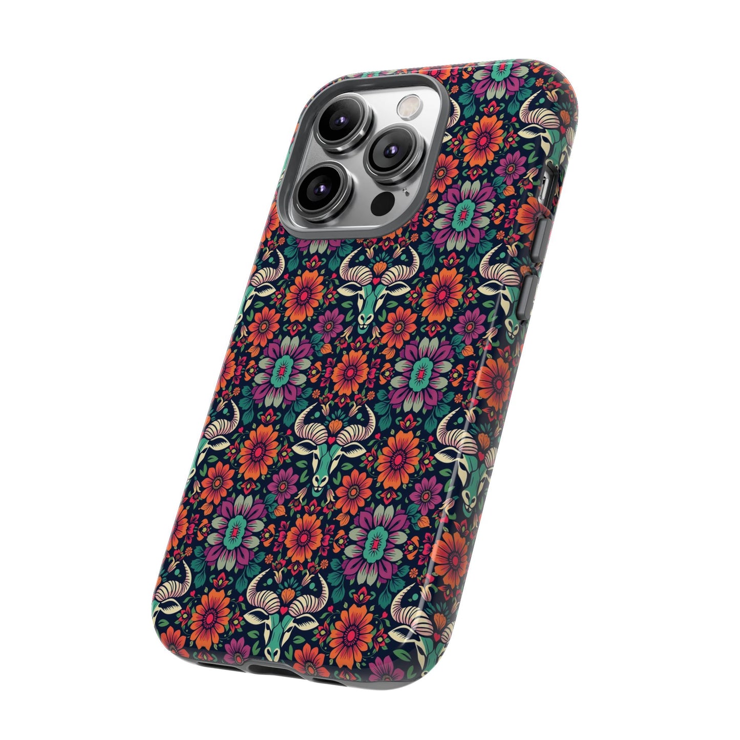 Tough Cases, Taurus, Zodiac v4, Flower Pattern