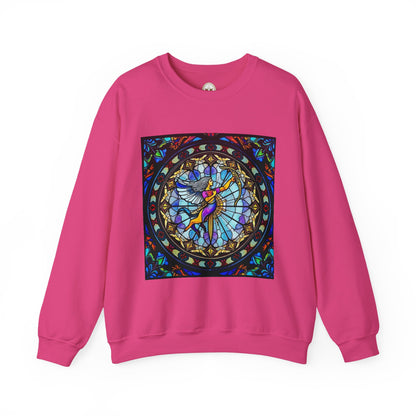 Unisex Heavy Blend™ Crewneck Sweatshirt, Glass, Sagittarius Zodiac Design