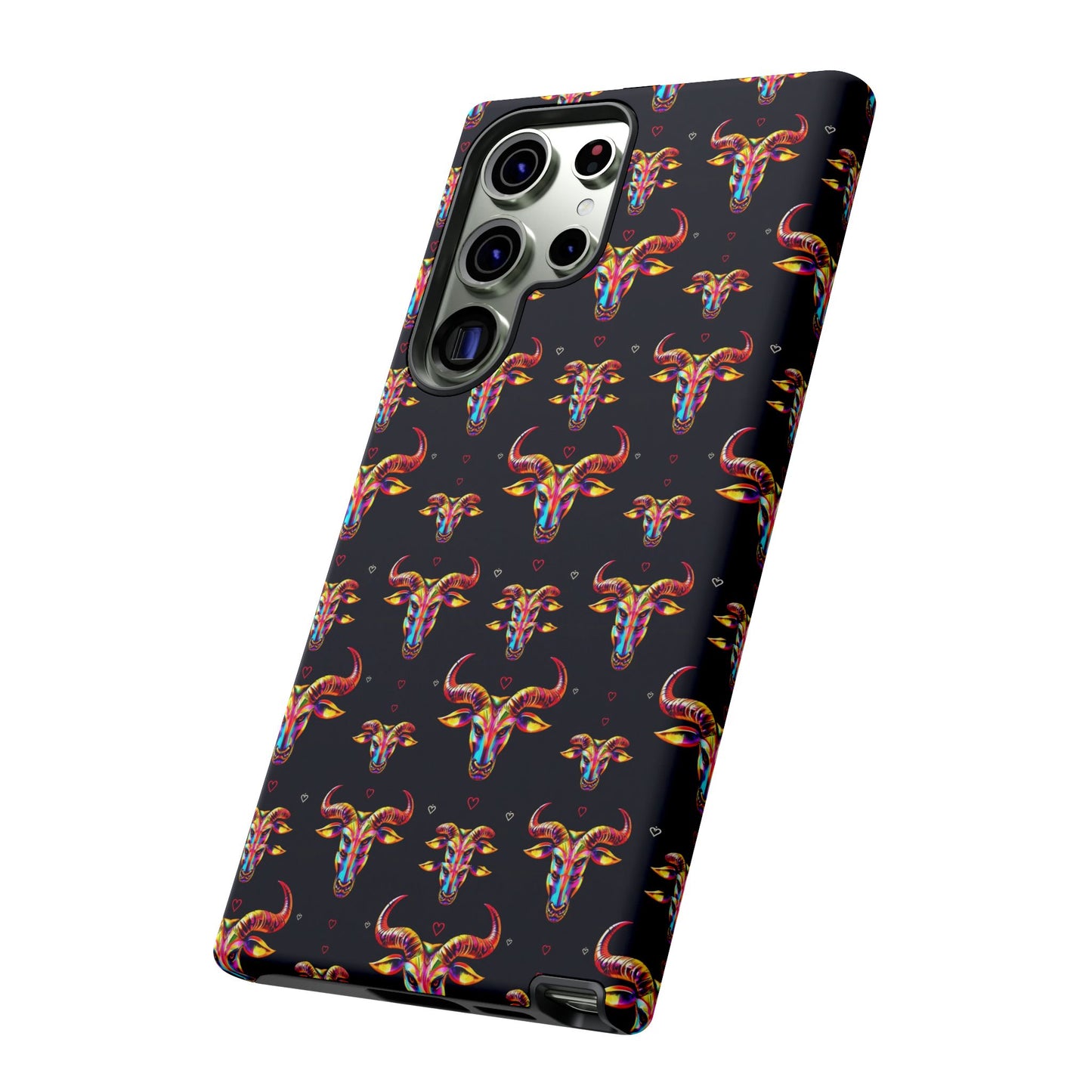 Tough Cases, Taurus, Zodiac, Metal Pattern