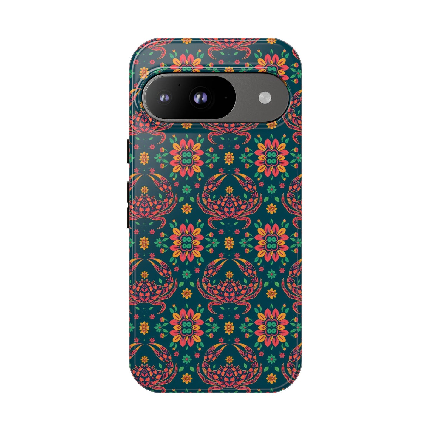 Tough Cases, Cancer, Zodiac v4, Flower Pattern