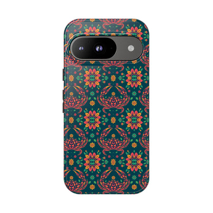 Tough Cases, Cancer, Zodiac v4, Flower Pattern