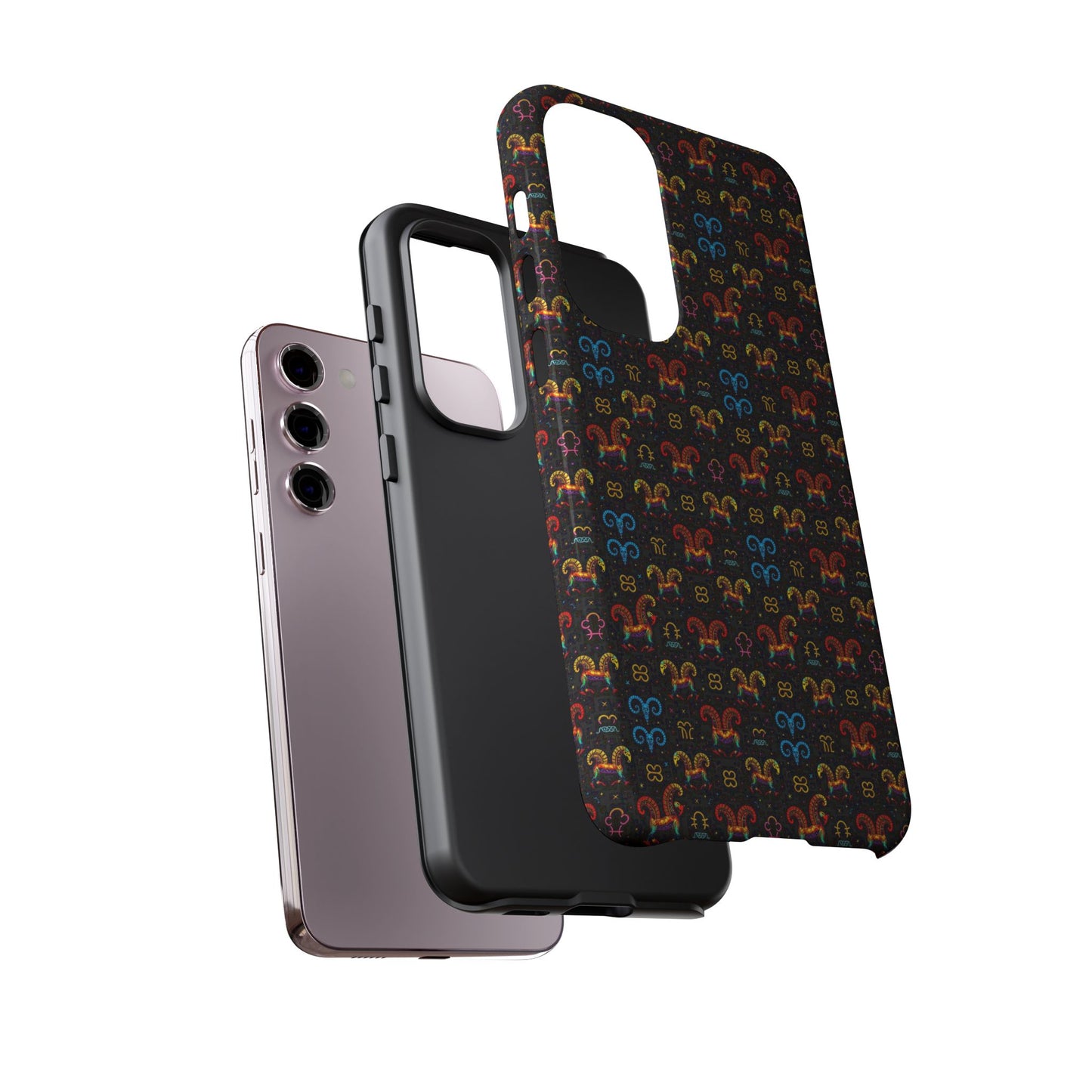 Tough Cases, Aries, Zodiac v1, Metal Pattern
