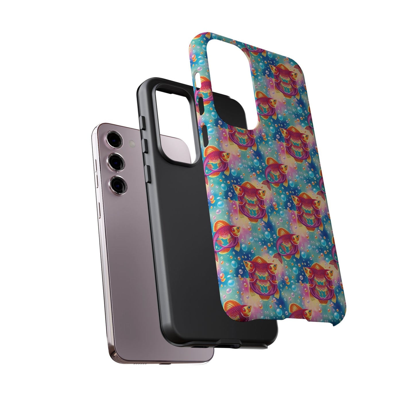 Tough Cases, Pisces, Zodiac v1, Bubble Pattern