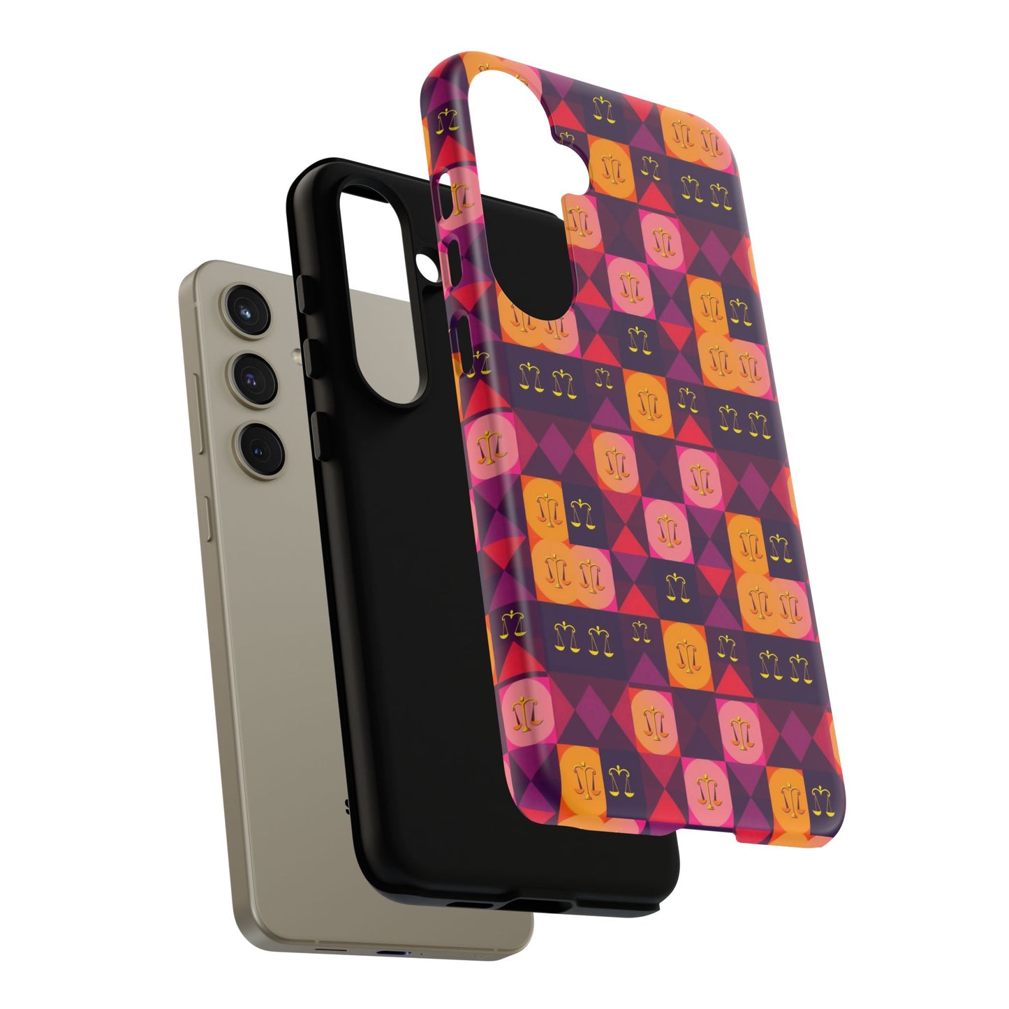 Tough Cases, Libra, Zodiac v1, Shape Pattern
