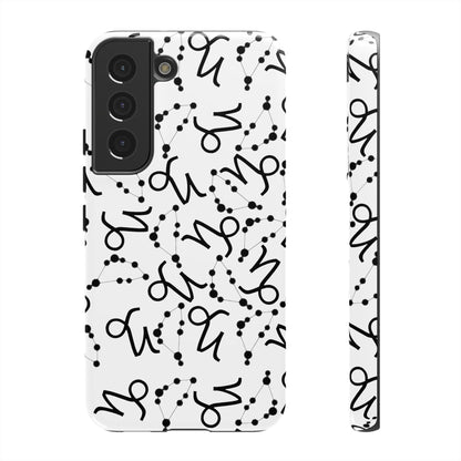Tough Cases with the Capricorn Zodiac sign for iPhone, Samsung Galaxy, and Google Pixel devices