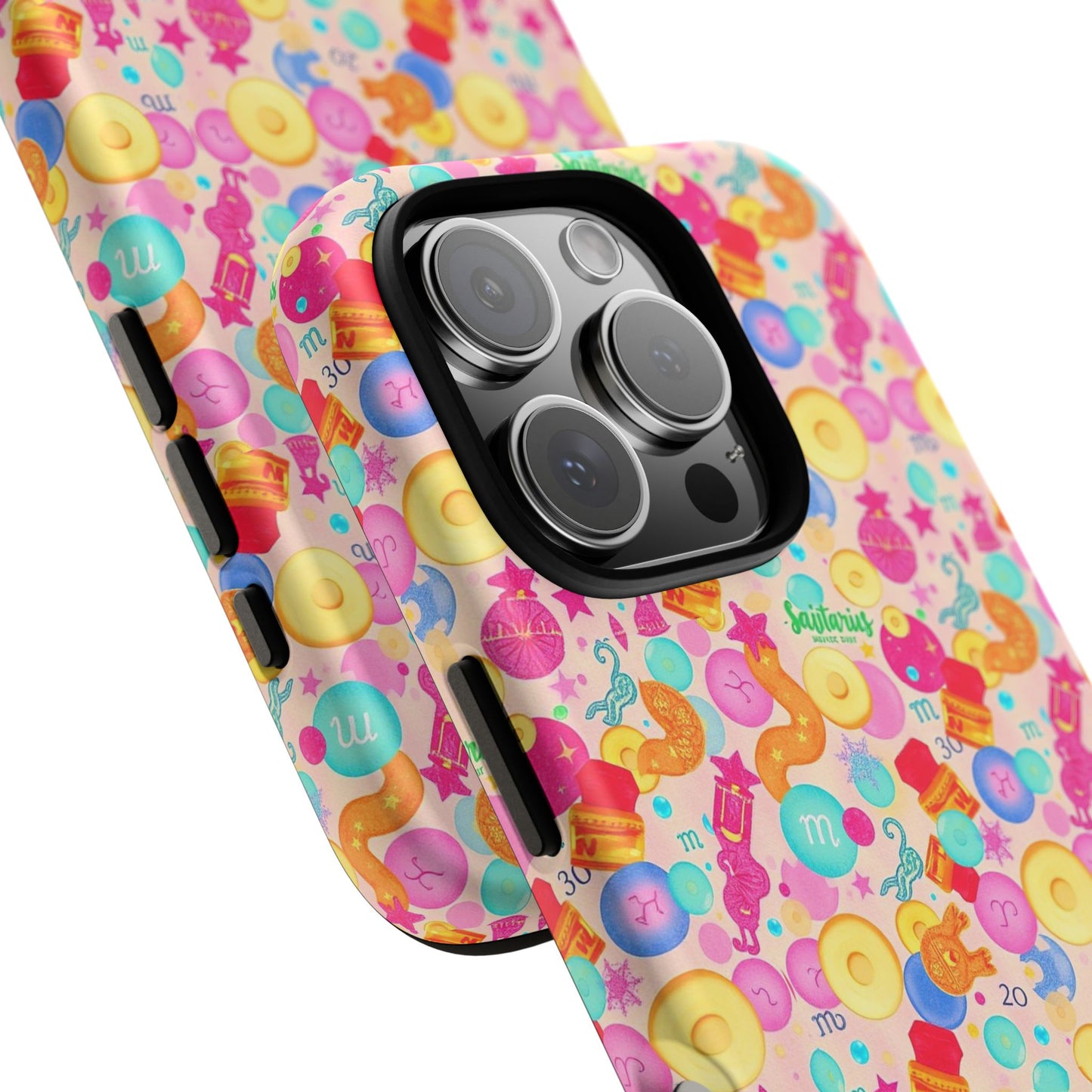 Tough Cases, Sagittarius, Zodiac v2, Bubble Pattern