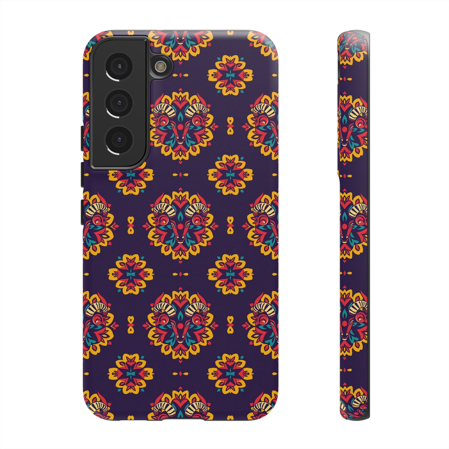 Tough Cases, Taurus, Zodiac, Flower Pattern