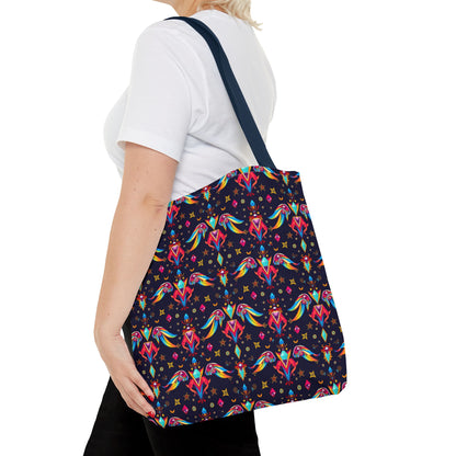Tote Bag (AOP), Virgo, Zodiac v1, Jewel Pattern