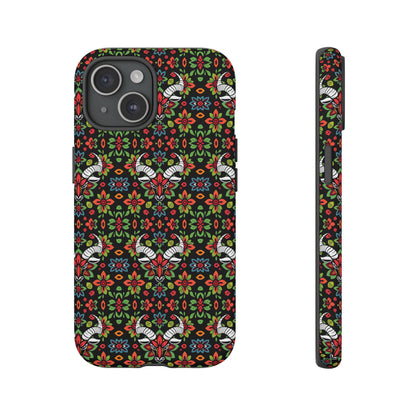 Tough Cases, Taurus, Zodiac v2, Flower Pattern