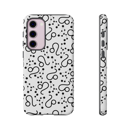 Tough Cases with the Leo Zodiac sign for iPhone, Samsung Galaxy, and Google Pixel devices