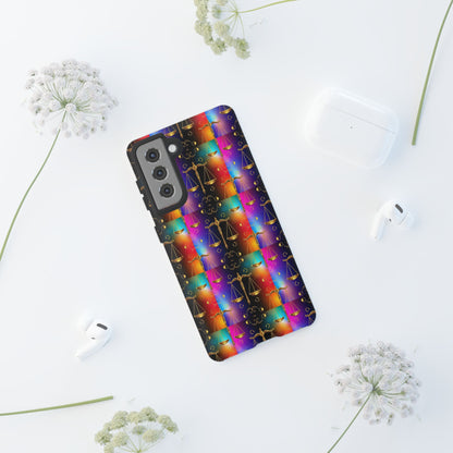 Tough Cases, Libra, Zodiac v1, Metal Pattern