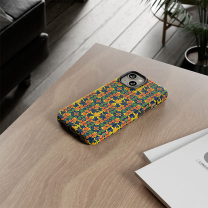 Tough Cases, Libra, Zodiac v3, Flower Pattern