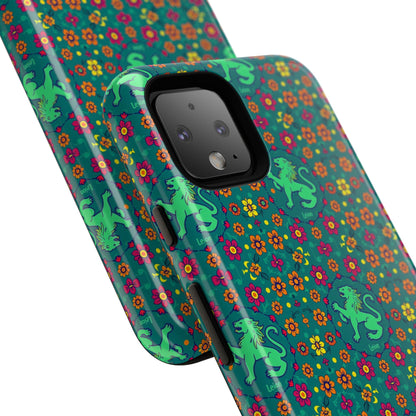 Tough Cases, Leo, Zodiac v3, Flower Pattern