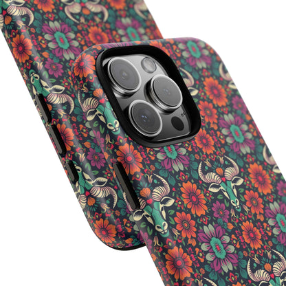 Tough Cases, Taurus, Zodiac v4, Flower Pattern