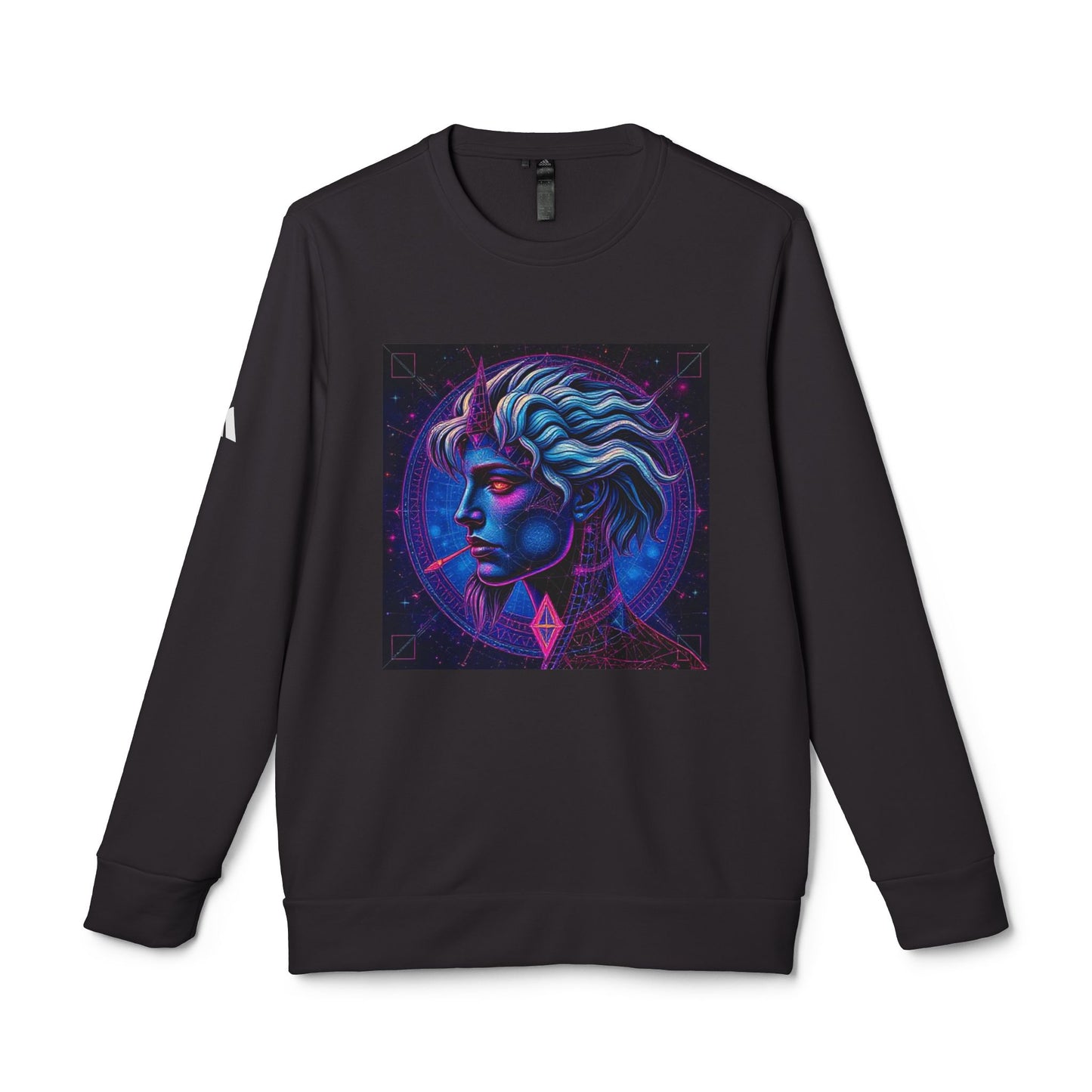 Adidas, Unisex Fleece Crewneck Sweatshirt, Gemini, Pop Art v1, Zodiac