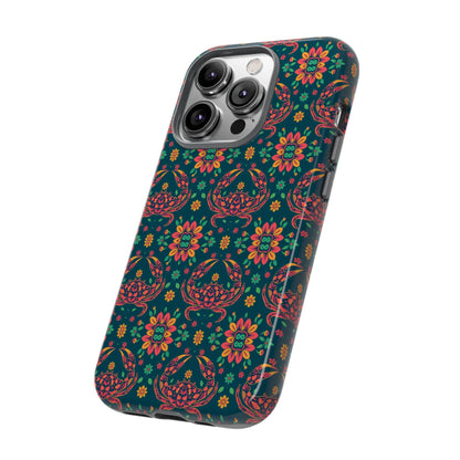 Tough Cases, Cancer, Zodiac v4, Flower Pattern