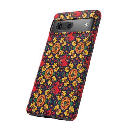 Tough Cases, Virgo, Zodiac v2, Flower Pattern