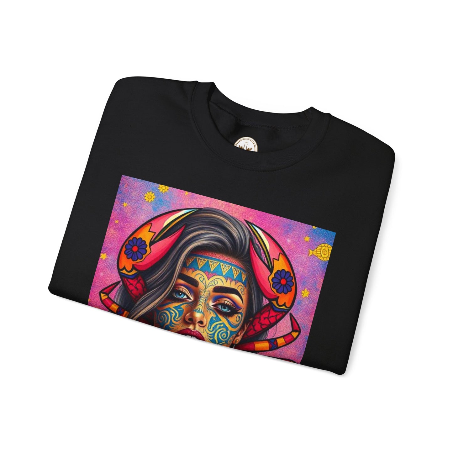 Unisex Heavy Blend™ Crewneck Sweatshirt, Cancer, Zodiac, Sexy Pattern