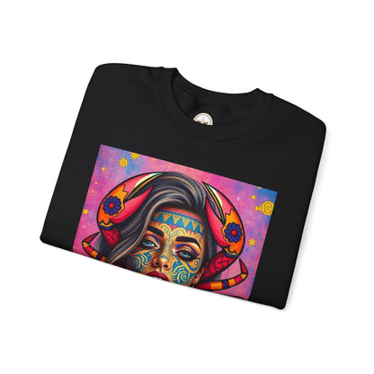 Unisex Heavy Blend™ Crewneck Sweatshirt, Cancer, Zodiac, Sexy Pattern