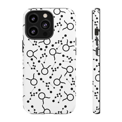 Tough Cases with the Taurus Zodiac sign for iPhone, Samsung Galaxy, and Google Pixel devices