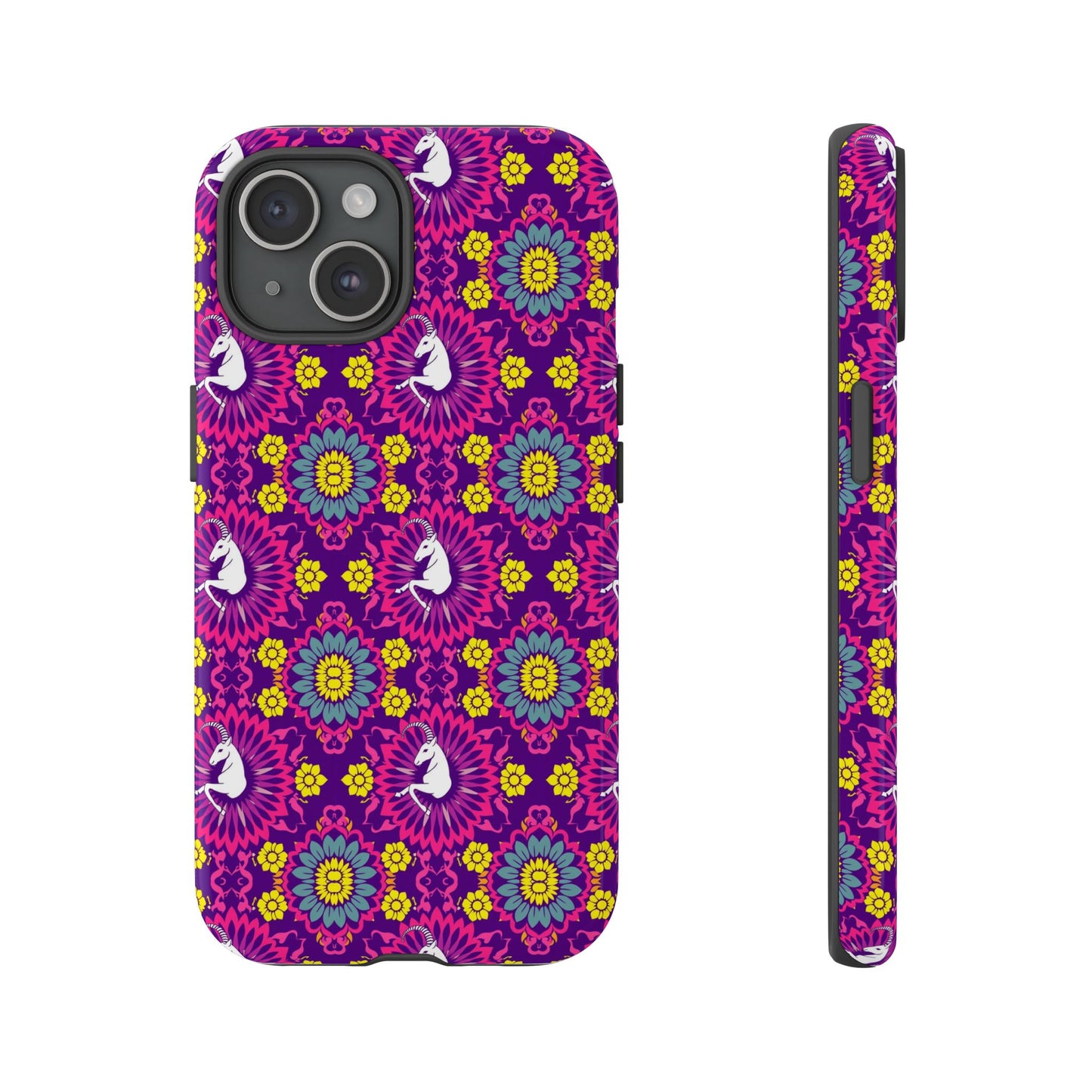 Tough Cases, Capricorn, Zodiac, Flower Pattern