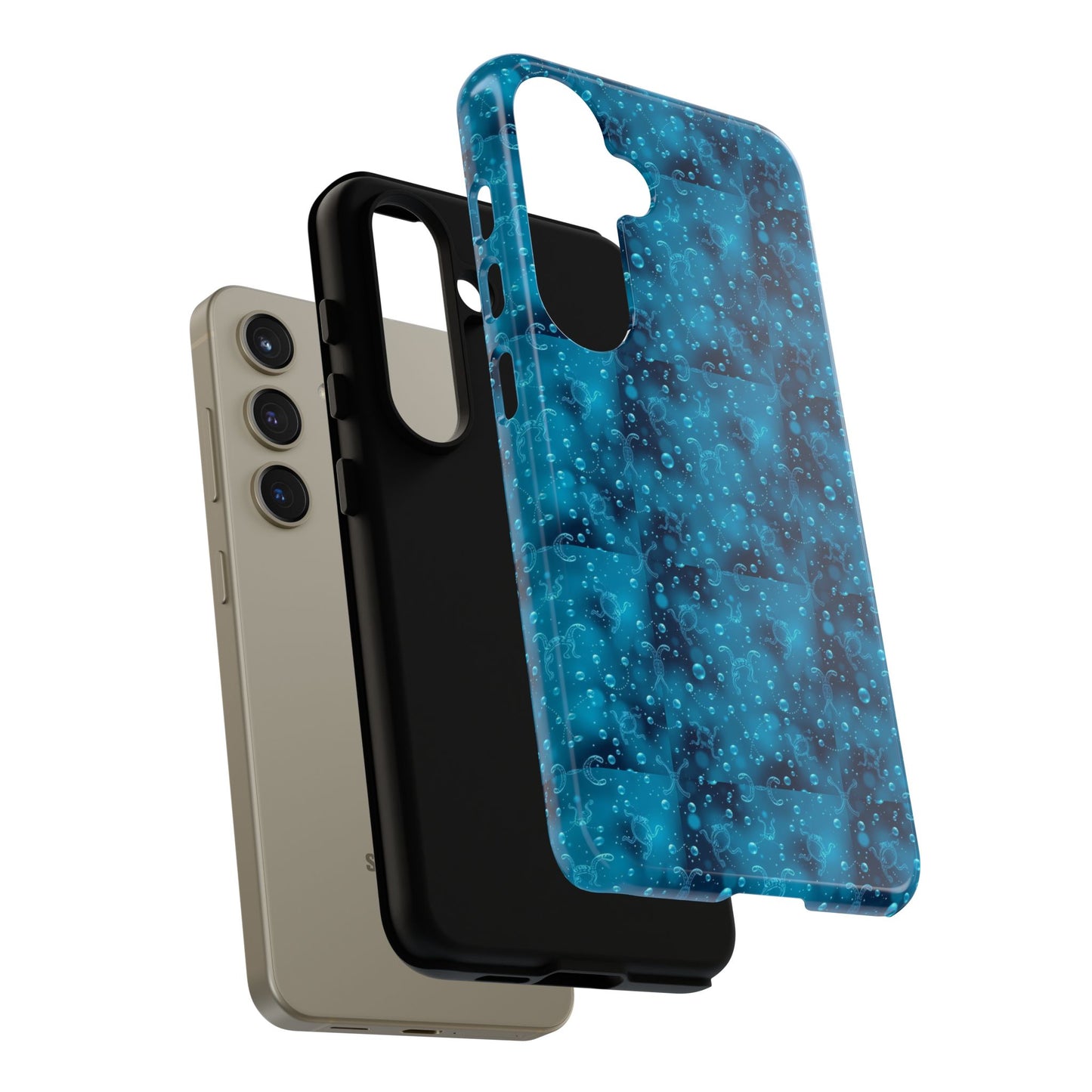 Tough Cases, Aquarius, Zodiac v3, Bubble Pattern