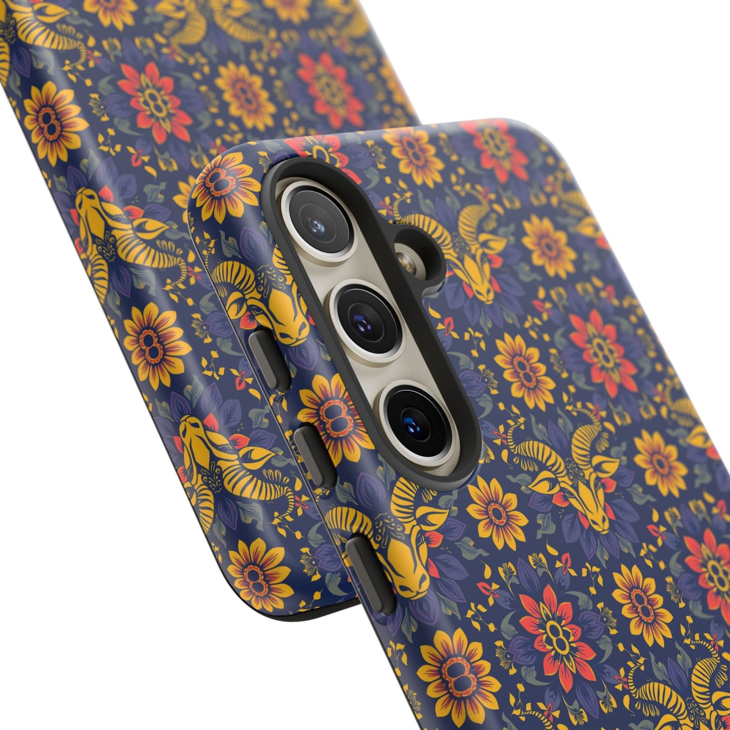 Tough Cases, Taurus, Zodiac v3, Flower Pattern