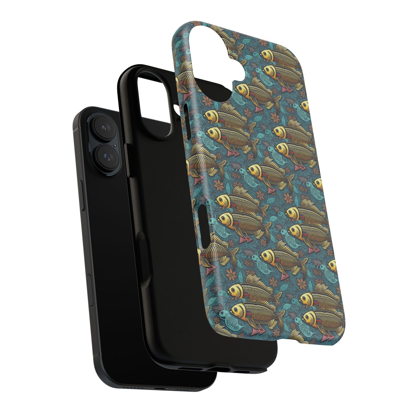 Tough Cases, Pisces, Zodiac v1, Metal Pattern
