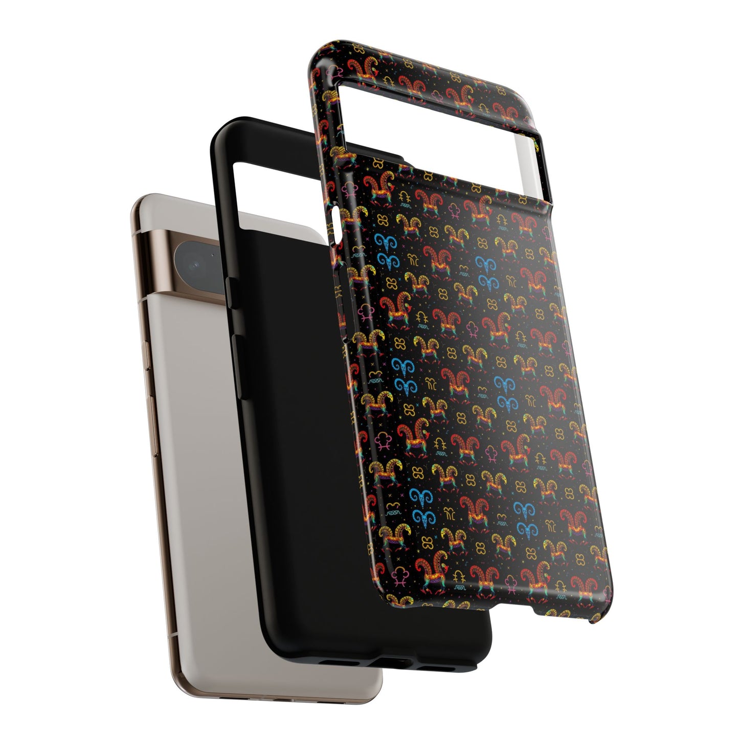 Tough Cases, Aries, Zodiac v1, Metal Pattern