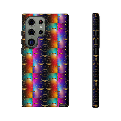 Tough Cases, Libra, Zodiac v1, Metal Pattern