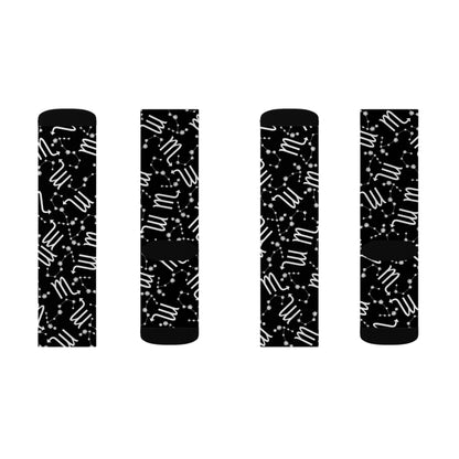 Zodiac Sublimation Socks Scorpio Zodiac sign