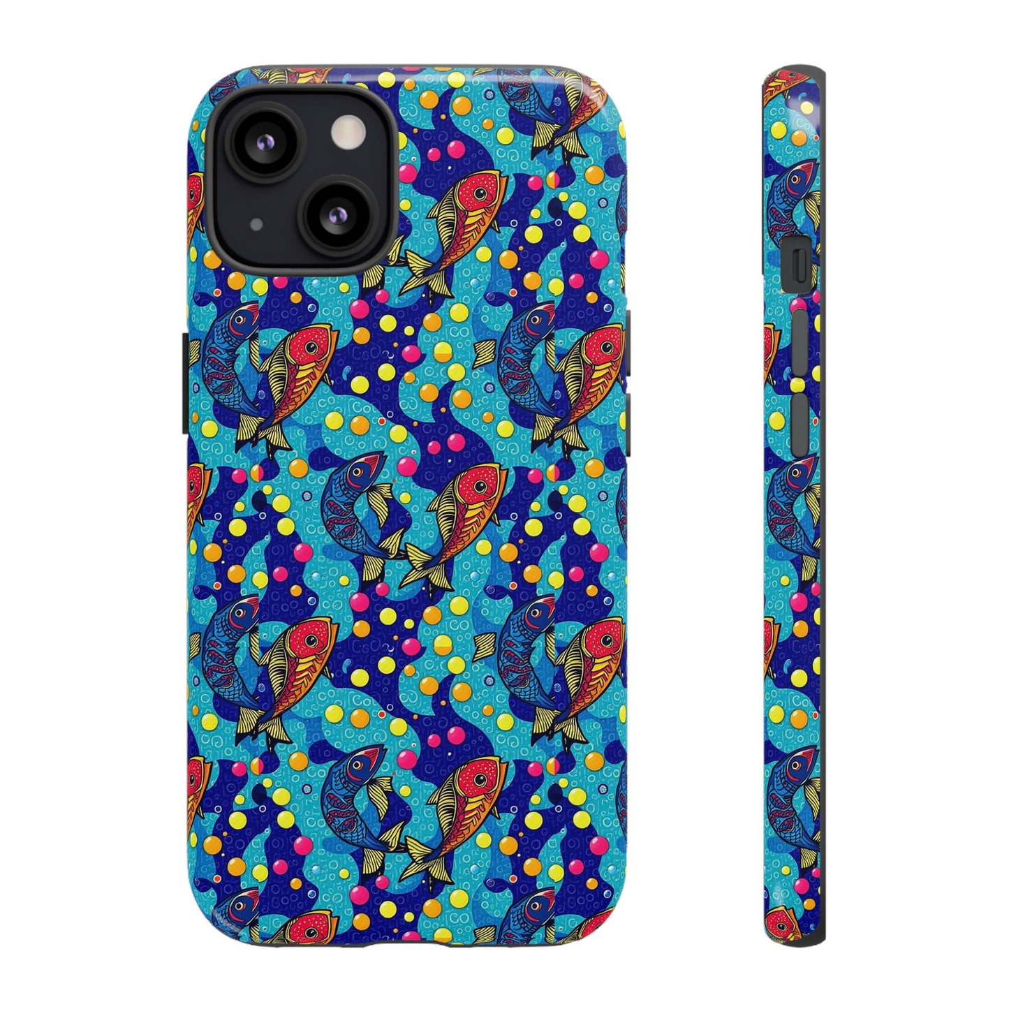 Tough Cases, Pisces, Zodiac v2, Bubble Pattern