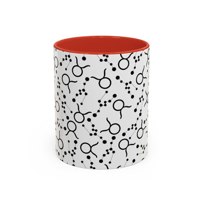 Accent Coffee Mug with the Taurus Zodiac sign (11, 15oz)