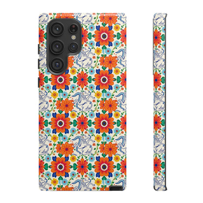 Tough Cases, Virgo, Zodiac v4, Flower Pattern