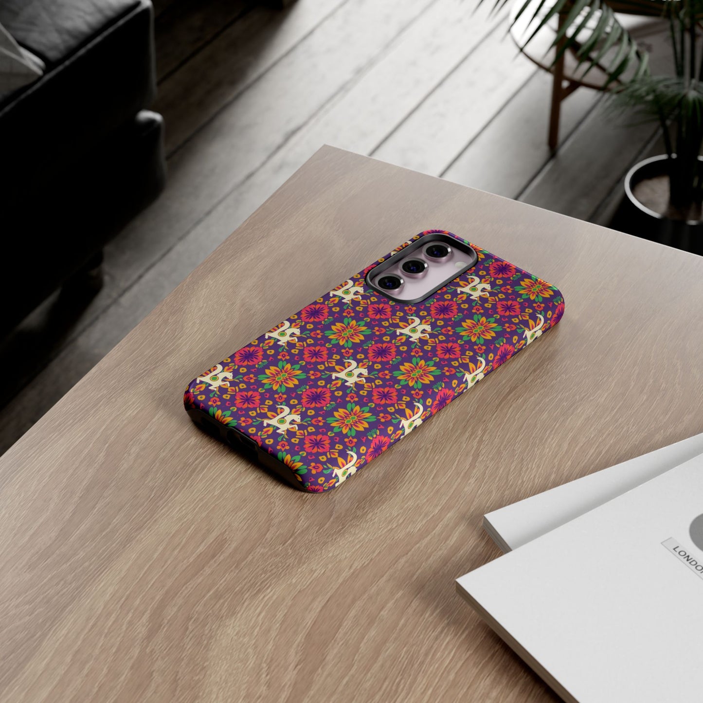 Tough Cases, Aquarius, Zodiac v1, Flower Pattern