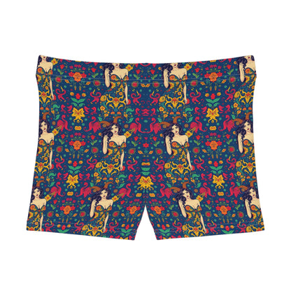 Women's Shorts, (AOP), Capricorn, Zodiac v2, Sexy Pattern