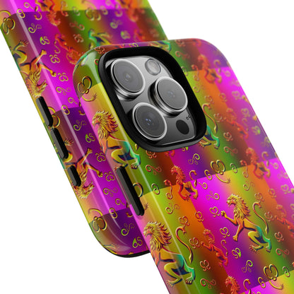 Tough Cases, Leo, Zodiac v1, Metal Pattern
