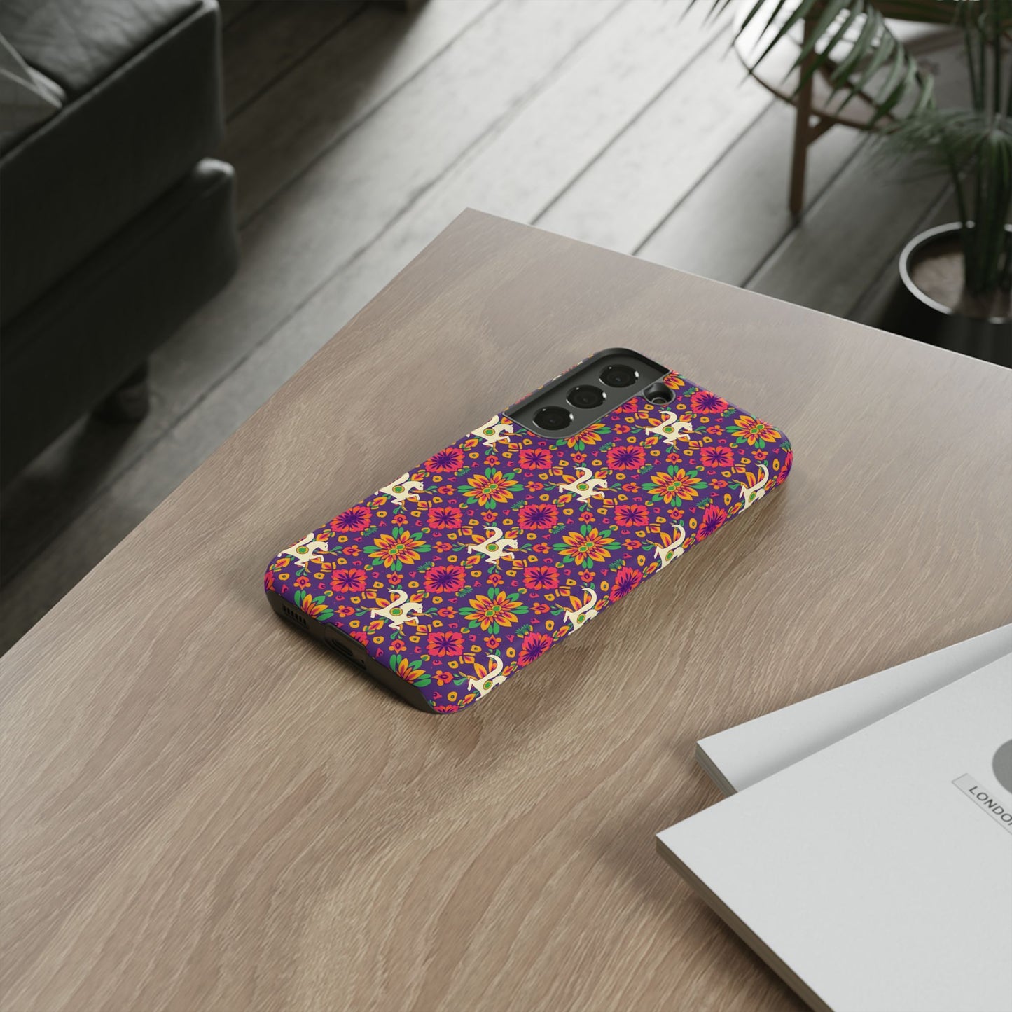 Tough Cases, Aquarius, Zodiac v1, Flower Pattern